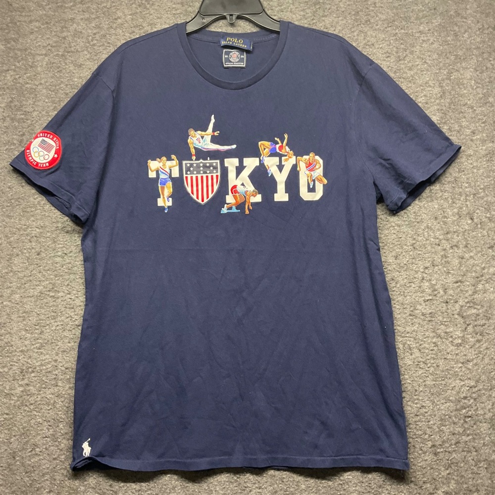 Polo Ralph Lauren USA Olympics Tokyo‎ 2020 Graphic T-Shirt Mens XL